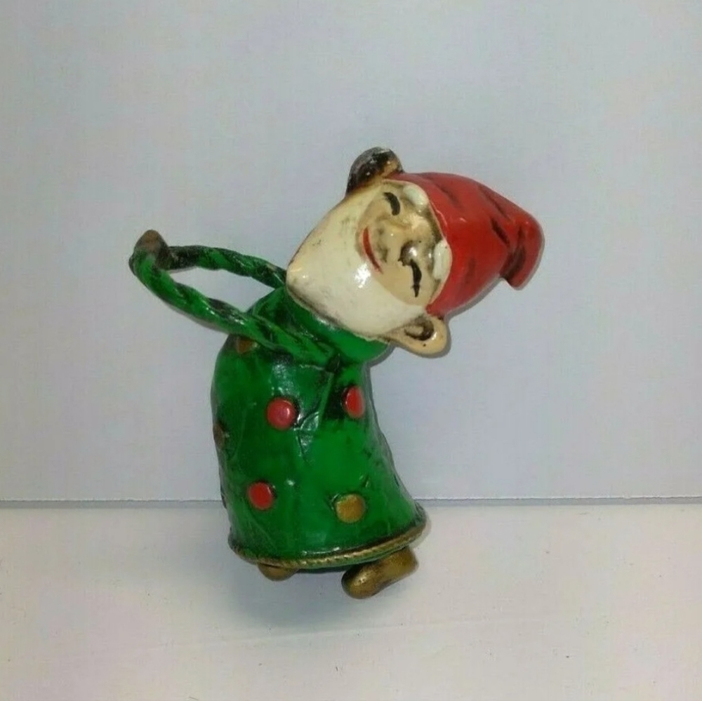 Vintage PF Hanging Elf Christmas Figure Decoration